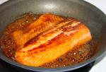 American Salmon With Bourbon and Brown Sugar Glaze Dinner