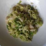American Savoy Cabbage with Pears Dessert