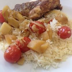 American Chicken with Tomatoes Potatoes and Ginger from The Slowcooker BBQ Grill