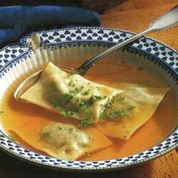 American Maultaschen Soup Appetizer