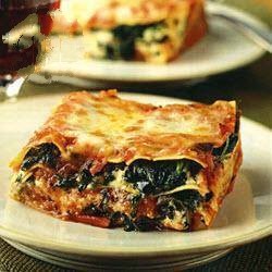 American Spinach Lasagna Without Vorkochen Appetizer