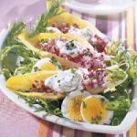 American Endives with Tartar of Radish Appetizer