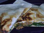 American Beef Blue Cheese and Spinach Quesadillas Dinner