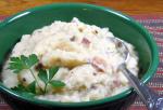 American Mashed Potatoes With Turnips and Bacon Appetizer