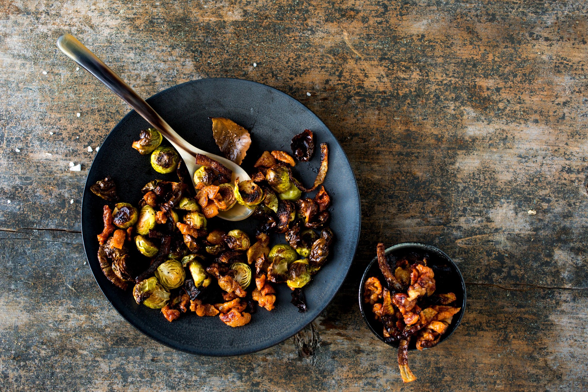 Arabic Schmaltzroasted Brussels Sprouts Recipe Appetizer