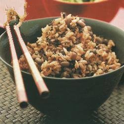 Japanese Red Rice in Japanese Dinner