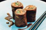 Japanese Beefmaki With Spring Vegetables Recipe Appetizer