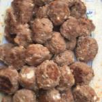Greek Meatballs with Feta Appetizer