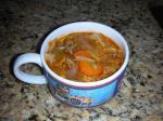 American Cabbage and Ground Beef Soup Appetizer
