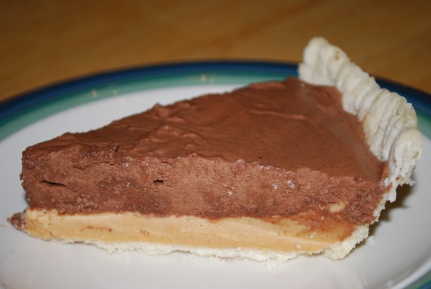 British Peanut Butter and Chocolate Mousse Pie Dessert