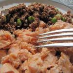 American Salmon with Quinoa and Peas Dinner