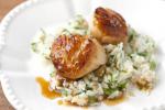 American Scallops with Apricot Sauce Dinner