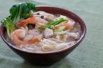 American Seafood Miso Noodle Soup Appetizer