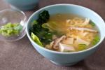American Tofu and Mushroom Miso Soup Appetizer