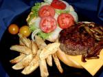 American Gourmet Bleu Cheese Burgers Dinner