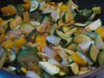 American Easy and Good Zucchini and Pepper Saute Appetizer