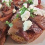 American Crostini with Karmelizowana Red Onions Dinner