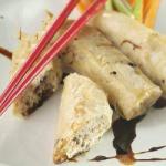 American Spring Rolls with Minced Meat Appetizer