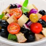 Spanish Spanish Olives with Bread Cheese and Vegetables Appetizer