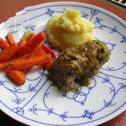 American Saddle of Lamb with Blue Cheese Crust Dinner