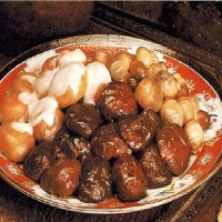 Chinese Three Kinds of Mushrooms Appetizer