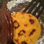 Indian Roti to Corn Meal Appetizer