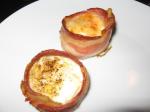 American Baked Eggs in Bacon Wraps Dessert
