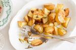 American Crunchy Roasted Garlic And Rosemary Potatoes Recipe Appetizer