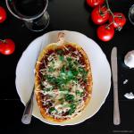 Italian Stuffed Spaghetti Squash Italiano Appetizer