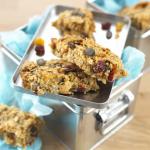 Power Packed Oat Bars With Cranberries Apricots and Pumpkin Seeds recipe
