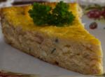 American Salmon and Chive Crustless Quiche Appetizer
