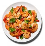 American Sauteed Shrimp With Garlic and Saffron Recipe Dinner