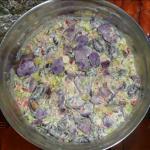 American Hawaiian Surf Purple Potato Salad Dessert