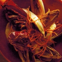 Italian Cannellini Bean Puree with Grilled Chicory Appetizer