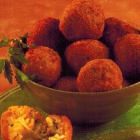 Italian Suppli Al Telefono Appetizer