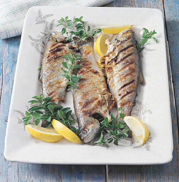 Monaco Grilled Trout with Oregano BBQ Grill