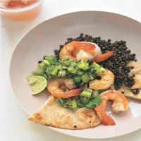 American Shrimp with Kiwifruit-lime Relish Appetizer