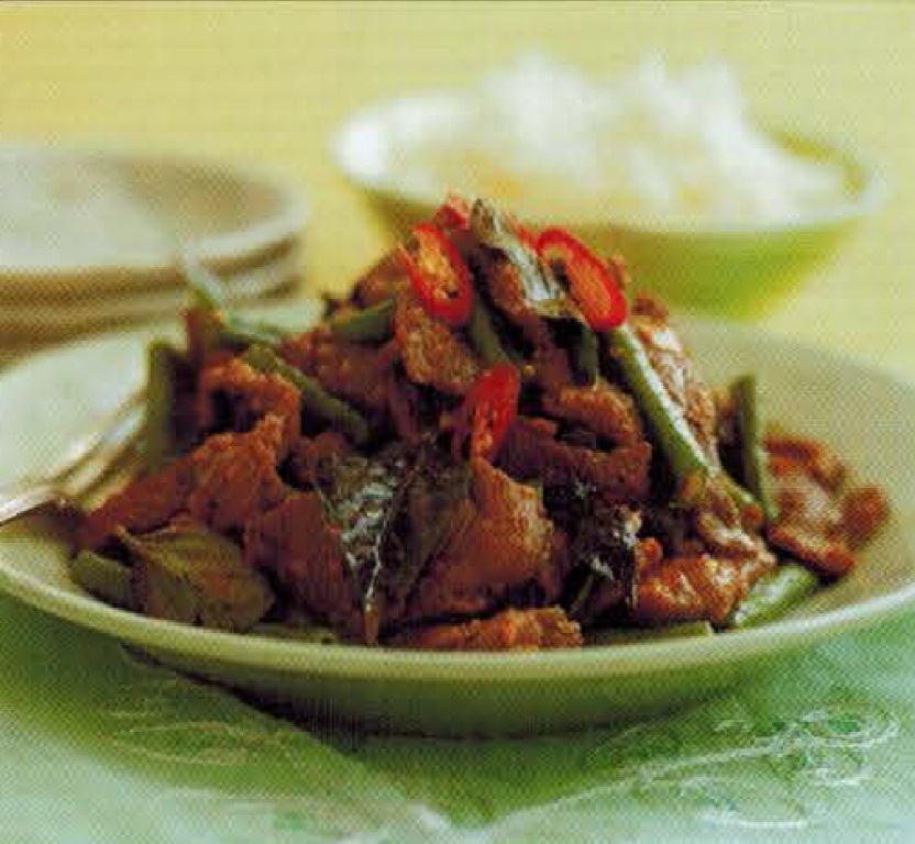British Stir-fried Beef With Beans And Basil 1 Dinner