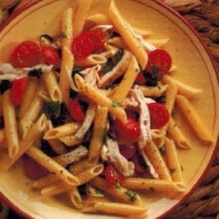 Barbecued Chicken And Pasta Salad recipe