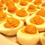 Greek Deviled Sweet Potato Eggs Dessert