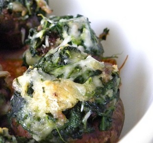 Slovenian Baked Stuffed Mushrooms Appetizer