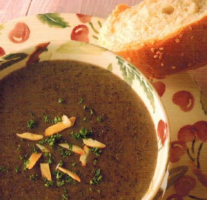 Slovenian Cream of Mushroom Soup Dinner