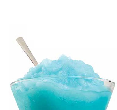 Hungarian Sky Blue Snow Cone Drink