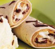 American Chocolate Dessert Wraps BBQ Grill