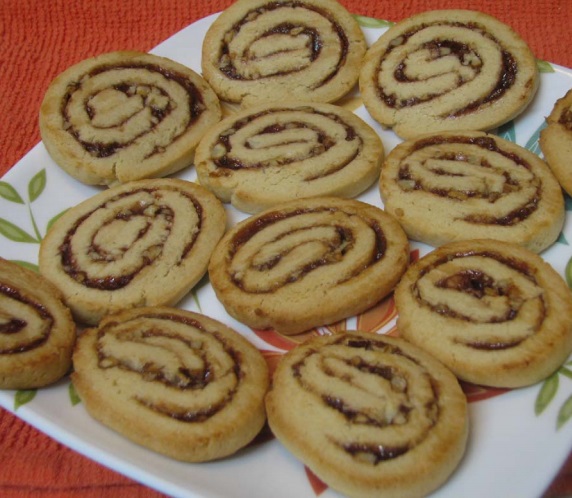 Canadian Jam and Nut Pinwheels Dessert