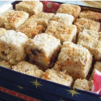 Canadian Fruit and Nut Cookie Bars Dessert