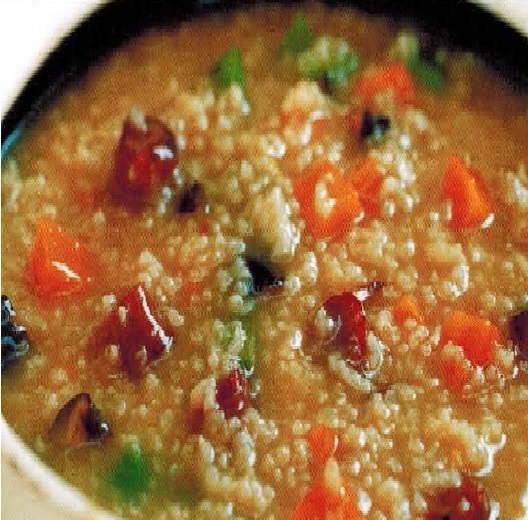 Chinese Rainbow Congee Soup