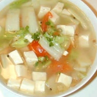 Chinese Cabbage and Tofu Soup Soup