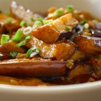 Chinese Eggplant Fish Appetizer