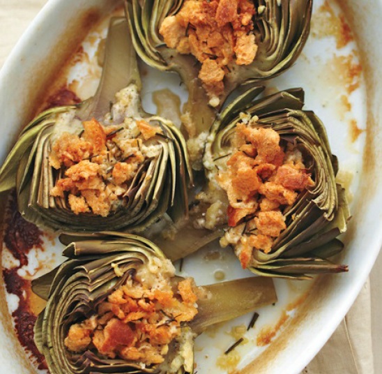 American Baked Artichokes Appetizer